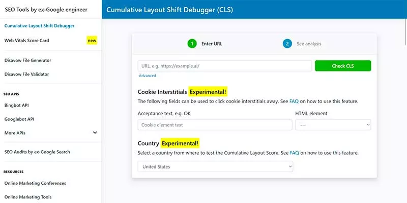 Cumulative Layout Shift Debugger