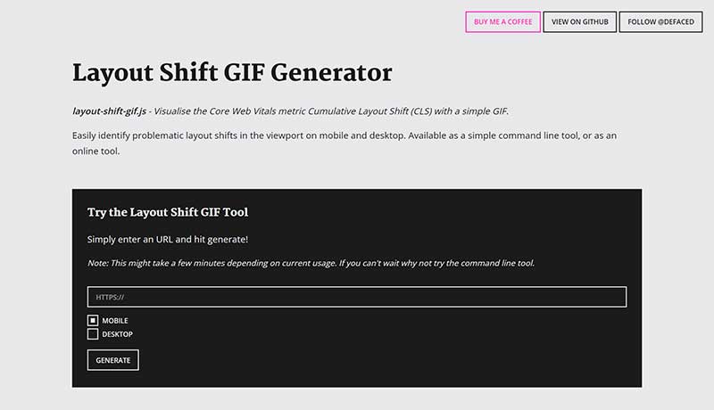 Layout Shift GIF Generator