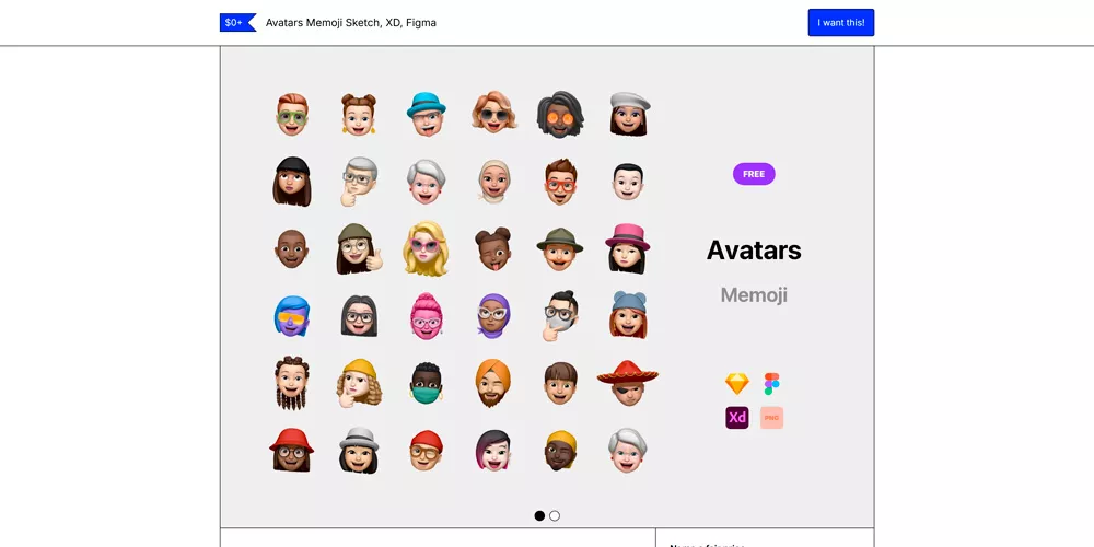 Набор Memoji от Spline: объёмные аватарки-головы в разных ракурсах