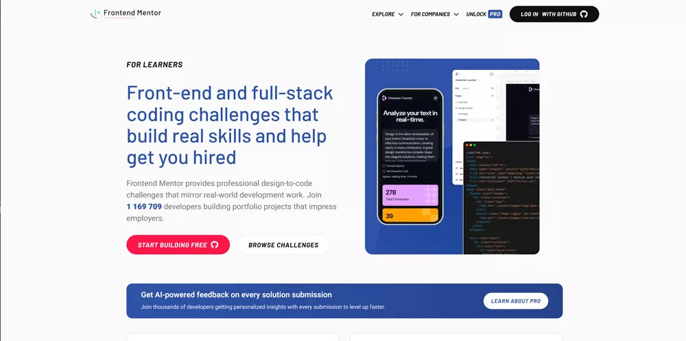 Frontend Mentor