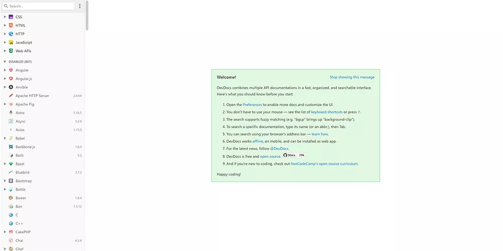 DevDocs