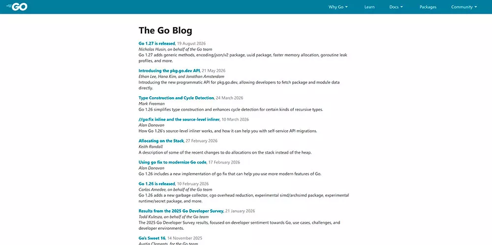 The Go Blog