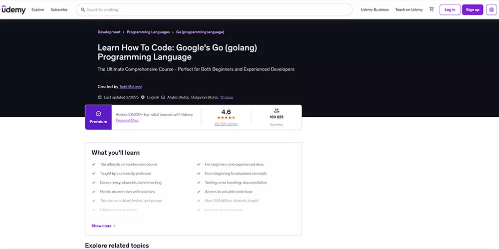 Todd McLeod — Learn How to Code (Udemy)