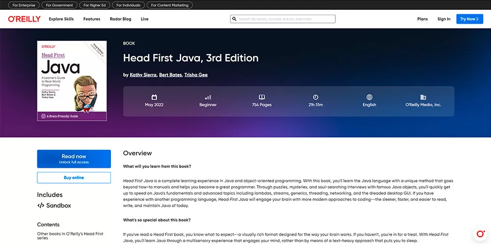 Head First Java (3-е издание, 2022)