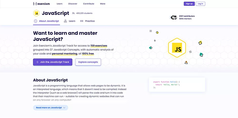 Exercism — JavaScript Track