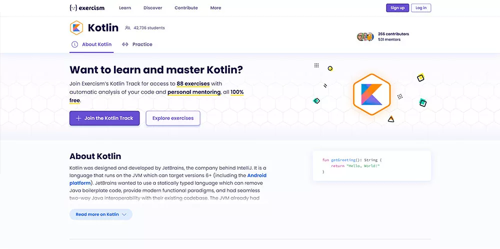 Exercism — Kotlin Track