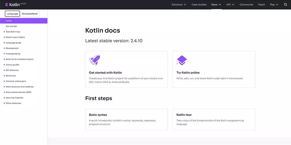 Kotlin Documentation