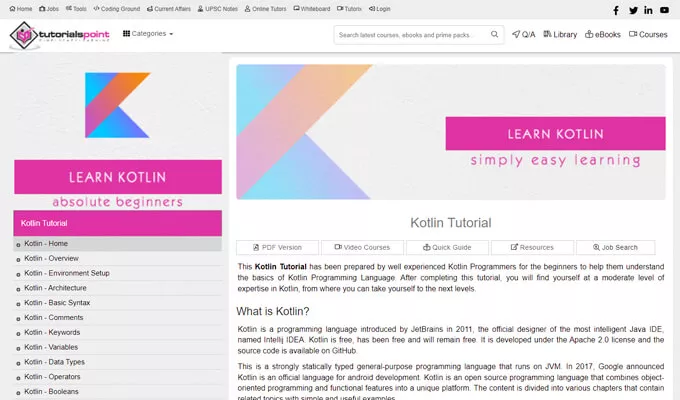 tutorialsPoint
