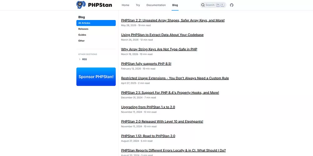 PHPStan Blog