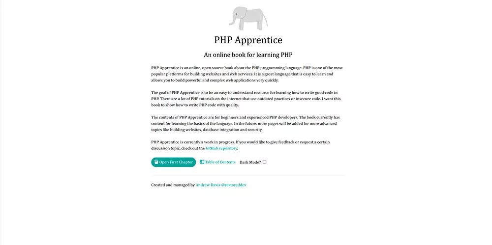 PHP Apprentice