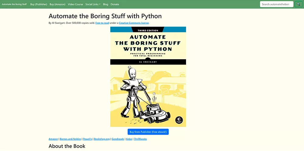 Automate the Boring Stuff with Python