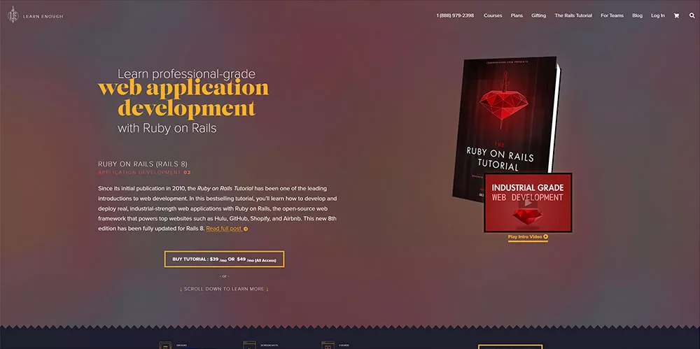 Ruby on Rails Tutorial (Майкл Хартл)