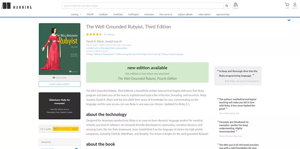 The Well-Grounded Rubyist (Дэвид Блэк, 3-е изд.)