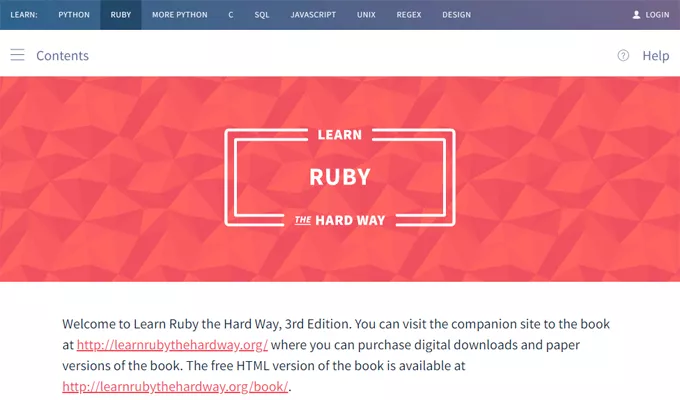 Learn Ruby the Hard Way