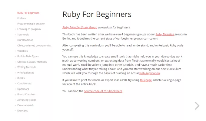 Ruby For Beginners