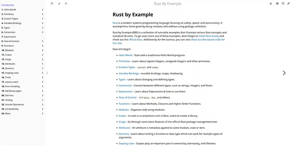 Rust by Example