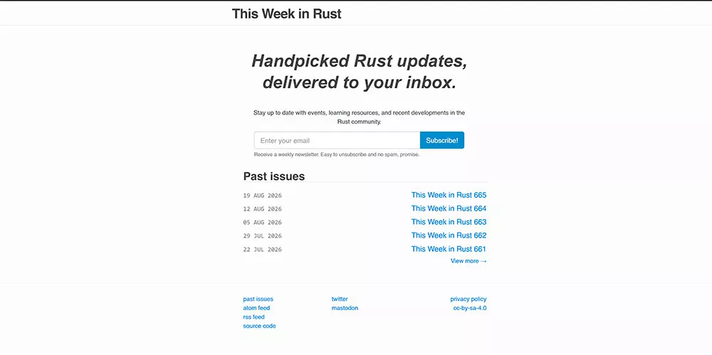 This Week in Rust