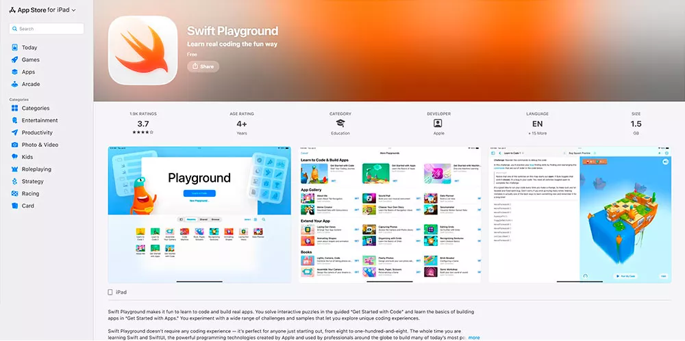 Swift Playgrounds