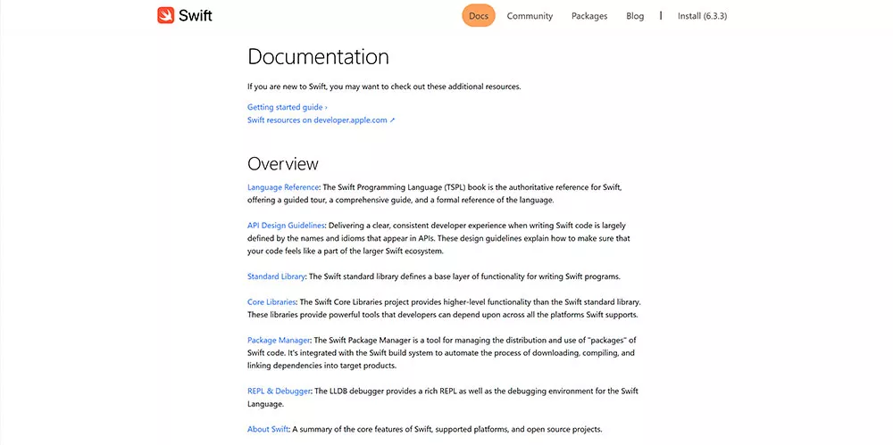 Swift.org — Documentation