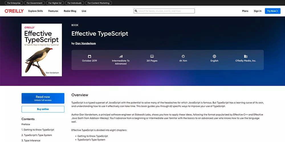 Effective TypeScript (Дэн Вандеркам)
