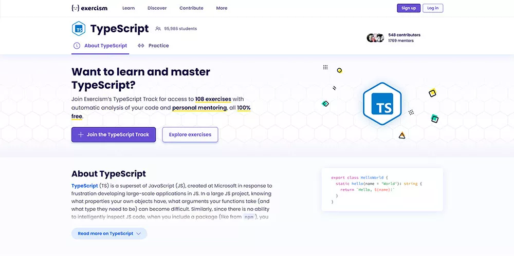 Exercism — TypeScript Track